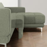 HOEKZITSET, stof groen thumbnail 3