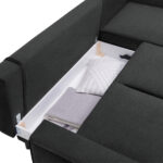 HOEKZITSET, velours antraciet thumbnail 5