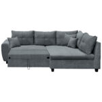 HOEKZITSET, antraciet microvelours thumbnail 6