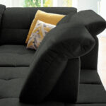 HOEKZITSET, antraciet chenille thumbnail 5