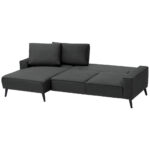 HOEKZITSET, velours antraciet thumbnail 5