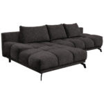 HOEKZITSET, antraciet chenille thumbnail 6