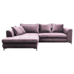 HOEKSTOELSET, velours bosfruitkleur thumbnail 1
