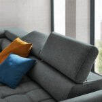 HOEKSTOELSET, grafietkleurige stof thumbnail 6