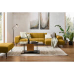 HOEKZITSET, currykleur chenille thumbnail 2