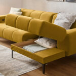 HOEKZITSET, currykleur chenille thumbnail 4