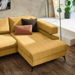 HOEKZITSET, currykleur chenille thumbnail 5