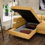 HOEKZITSET, currykleur chenille thumbnail 6