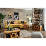 HOEKZITSET, currykleur chenille thumbnail 2