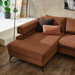 HOEKSTOELENSET, cognackleurige chenille thumbnail 5