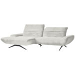 HOEKSTOELSET, wit pluche materiaal thumbnail 6