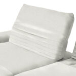 HOEKSTOELSET, wit pluche materiaal thumbnail 7
