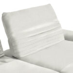 HOEKSTOELSET, wit pluche materiaal thumbnail 7