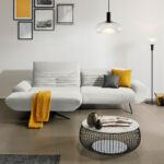 HOEKSTOELSET, wit pluche materiaal thumbnail 2