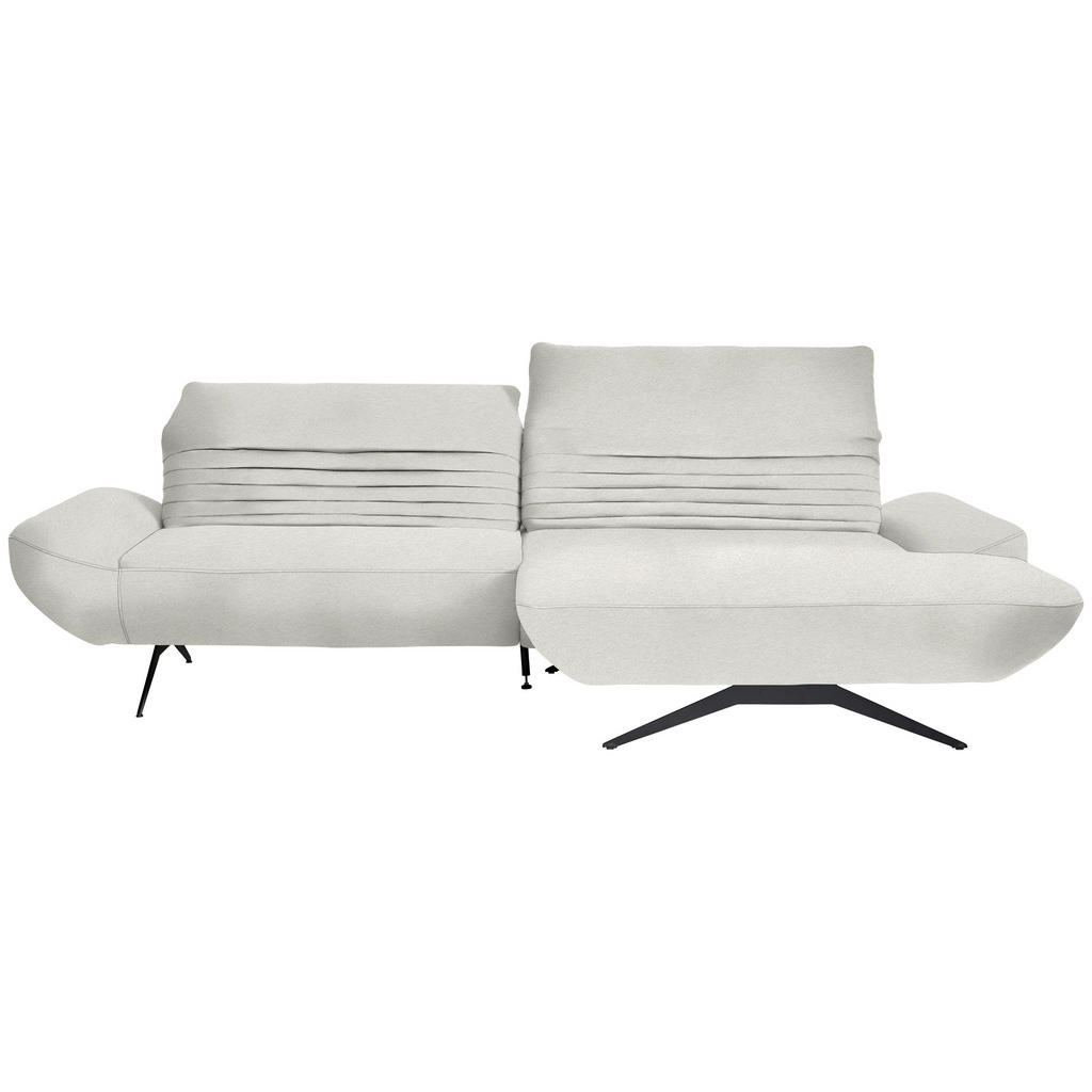 HOEKSTOELSET, wit pluche materiaal