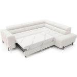 HOEKSTOELSET, wit pluche materiaal thumbnail 7