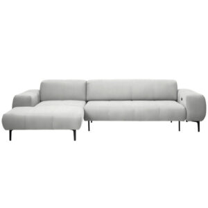 HOEKSTOELENSET, witte chenille