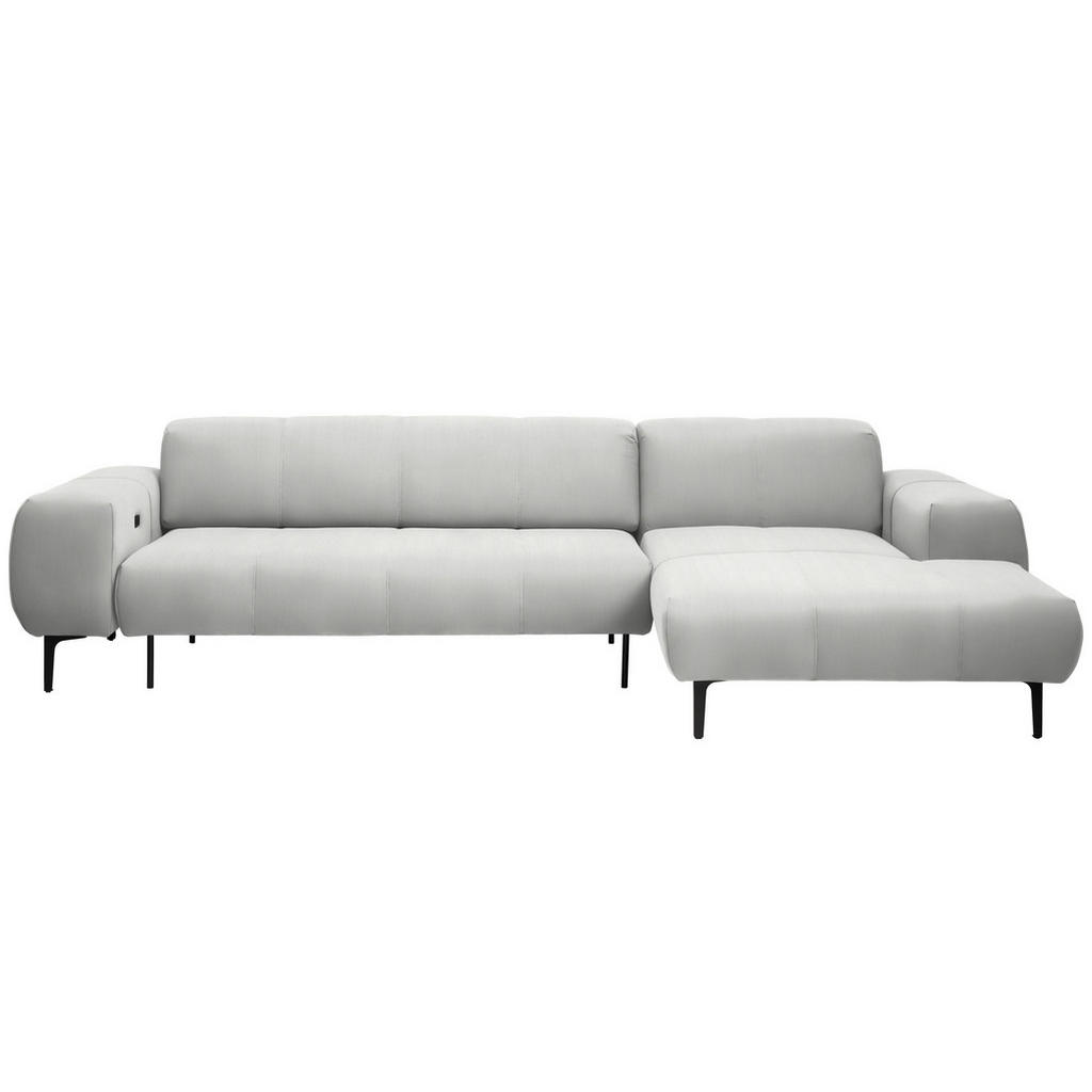 HOEKSTOELENSET, witte chenille