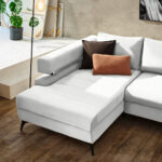 HOEKSTOELENSET, witte chenille thumbnail 5
