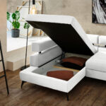 HOEKSTOELENSET, witte chenille thumbnail 6