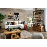 HOEKSTOELENSET, witte chenille thumbnail 2