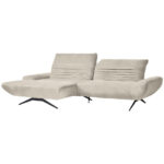 HOEKSTOELSET, pluche materiaal beige thumbnail 5