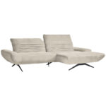 HOEKSTOELSET, pluche materiaal beige thumbnail 4