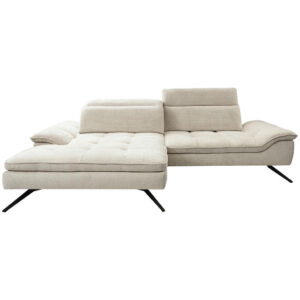 HOEKSTOELENSET, chenillebeige