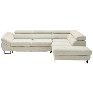 HOEKSTOELSET, witte stof