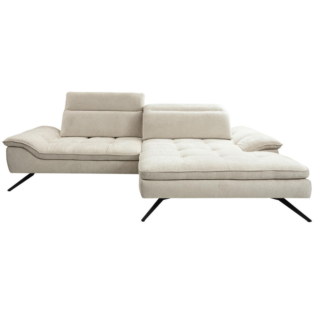 HOEKSTOELENSET, chenillebeige