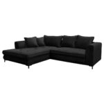 HOEKSTOELSET, velours zwart thumbnail 6