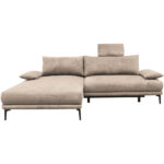 HOEKSTOELSET, beige stof thumbnail 1