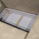 HOEKSTOELSET, gladde beige stof thumbnail 6