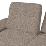 HOEKSTOELSET, chenille, gladde beige stof thumbnail 7