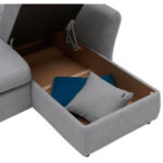 HOEKSTOELSET, gebakken microvezel, wit thumbnail 4