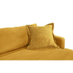 HOEKZITSET, geribd fluweel mosterdgeel thumbnail 6