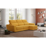 HOEKSTOELENSET, velours mosterdgeel thumbnail 2