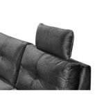 HOEKSTOELENSET, zwart microvelours thumbnail 6