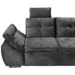 HOEKSTOELENSET, zwart microvelours thumbnail 3