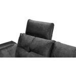 HOEKSTOELENSET, zwart microvelours thumbnail 6
