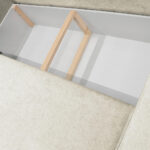 HOEKSTOELENSET, structuur, bouclé crèmekleur thumbnail 6
