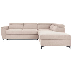HOEKSTOELSET, velours crèmekleur