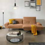 HOEKZITSET, chenille abrikoos thumbnail 2