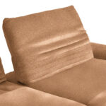 HOEKZITSET, chenille abrikoos thumbnail 4