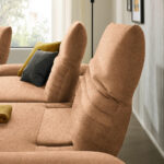 HOEKZITSET, chenille abrikoos thumbnail 6