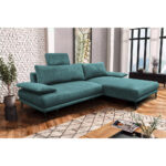HOEKSTOELSET, mintgroene stof thumbnail 2