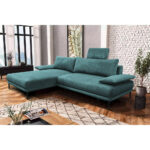 HOEKSTOELSET, mintgroene stof thumbnail 2