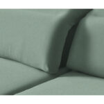 HOEKSTOELSET, gladde mintgroene stof thumbnail 6