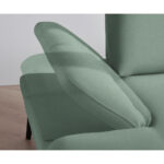 HOEKSTOELSET, gladde mintgroene stof thumbnail 6