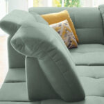 HOEKSTOELENSET, chenille mintgroen thumbnail 4